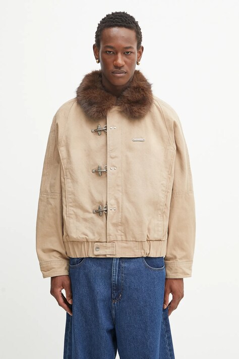 Andersson Bell kurtka Ortega Washed Cotton kolor beżowy zimowa awa712u