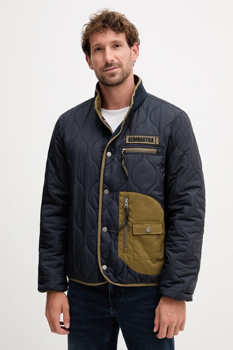 Aeronautica Militare kurtka kolor granatowy przejściowa AB3009UCT04211