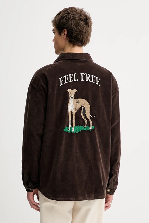 Kaotiko kurtka kolor brązowy przejściowa AR023-01-K002