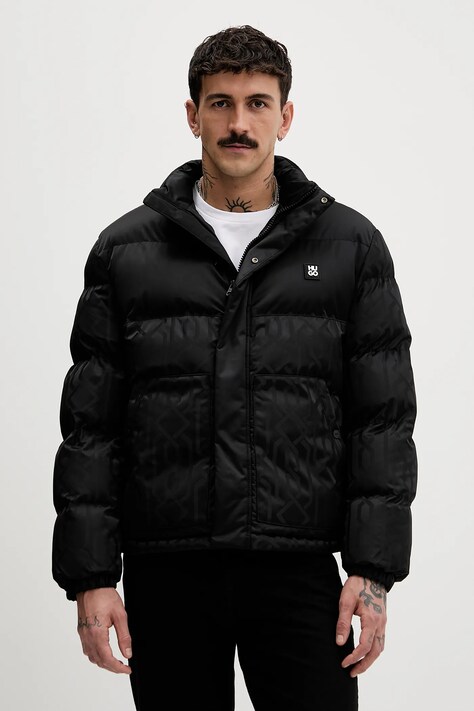 Μπουφάν HUGO χρώμα: μαύρο, 50549096