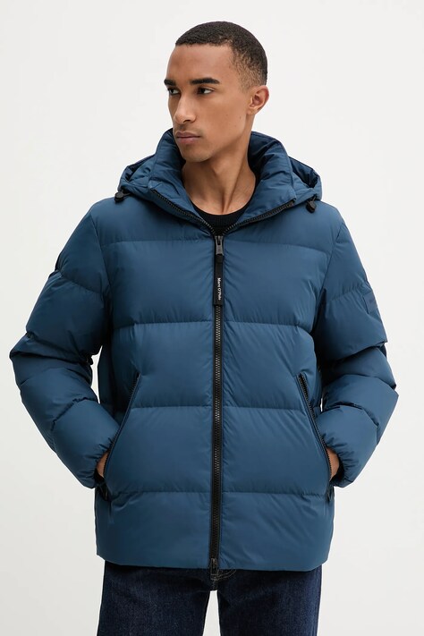 Marc O'Polo kurtka puchowa kolor turkusowy zimowa 529096070152
