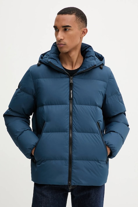 Marc O'Polo kurtka puchowa kolor turkusowy zimowa 529096070152