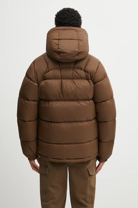 Fjallraven kurtka puchowa Expedition kolor brązowy zimowa F84605