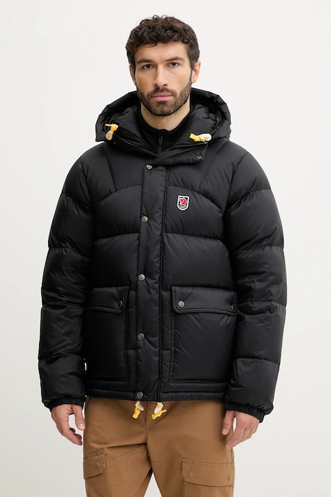 Fjallraven kurtka puchowa Expedition kolor czarny zimowa F84605