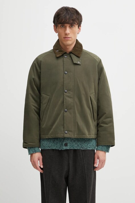 Barbour geacă Padded Transport Jacket culoarea verde, de tranzitie, MCA1065OL51