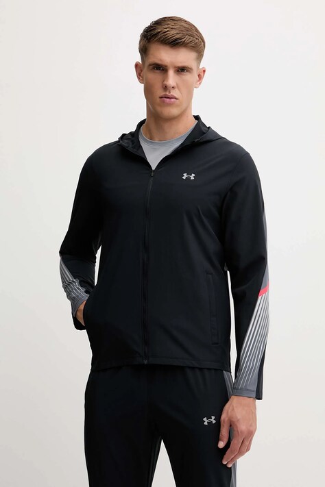 Under Armour kurtka sportowa Velociti Storm kolor czarny przejściowa 6005900