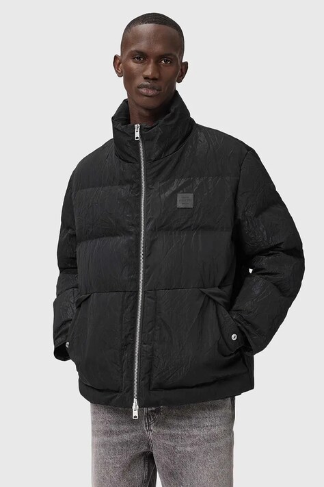 AllSaints kurtka PULSE kolor czarny zimowa M014OD