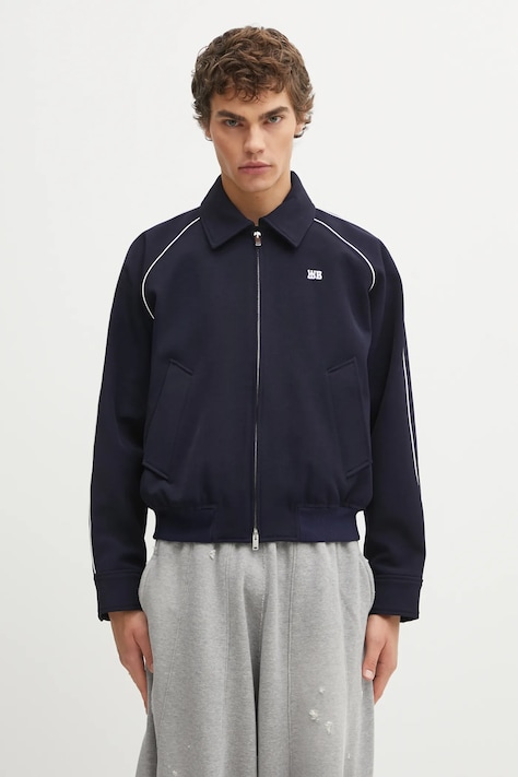 Wales Bonner kurtka Voice Jacket kolor granatowy przejściowa UA25JA12.PL02.503