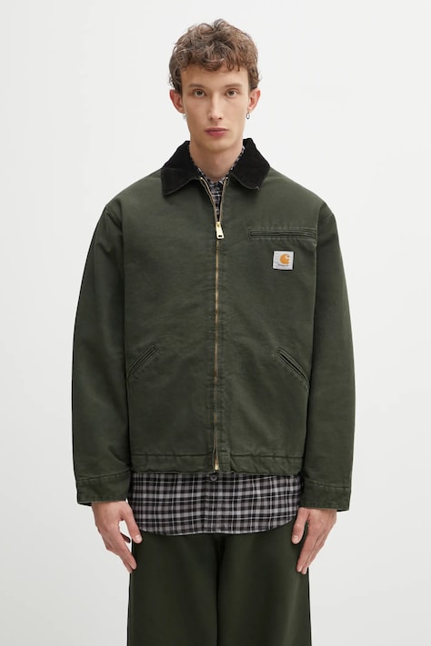 Carhartt WIP cotton jacket OG Detroit Jacket green color I035614.3CM4O
