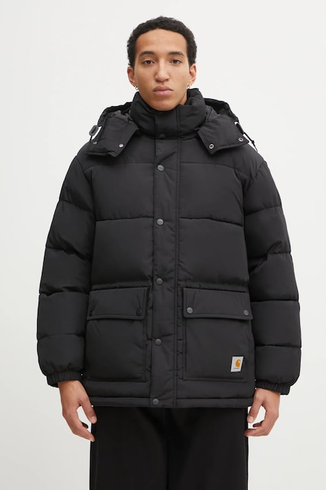 Carhartt WIP kurtka Brent Jacket kolor czarny zimowa I035361.89XX