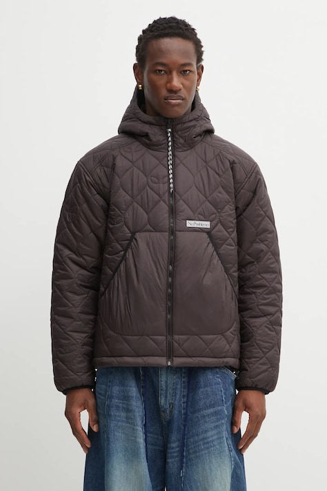 No Problemo kurtka dwustronna Alien-O kolor brązowy zimowa oversize NP7113004