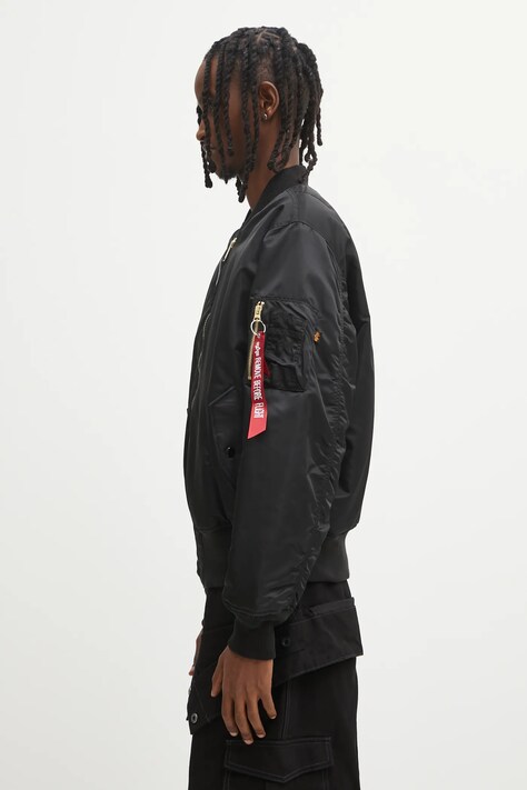 Двостороння куртка-бомбер No Problemo x Alpha Industries No War MA-1 — фото 2