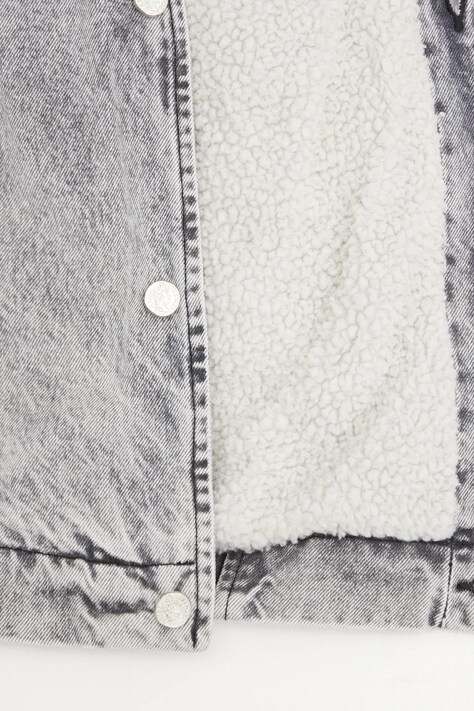Джинсова куртка Aries Sherpa Denim Car Coat — фото 5