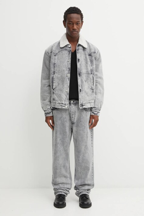Джинсова куртка Aries Sherpa Denim Car Coat — фото 6