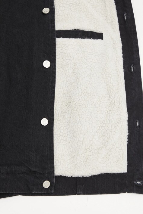 Джинсова куртка Aries Sherpa Denim Car Coat — фото 6