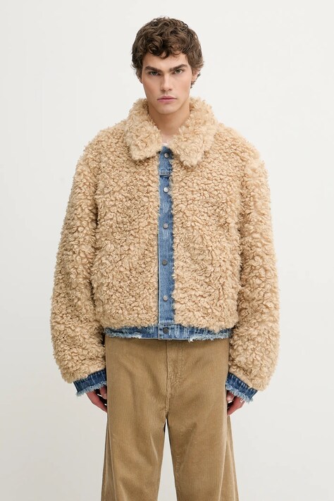 Daily Paper kifordítható dzseki Reversible Fur átmeneti, oversize, 2521018