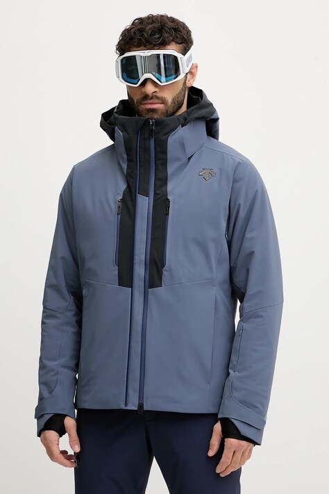 Descente kurtka narciarska SWISS JACKET kolor niebieski DW5FJK02MU