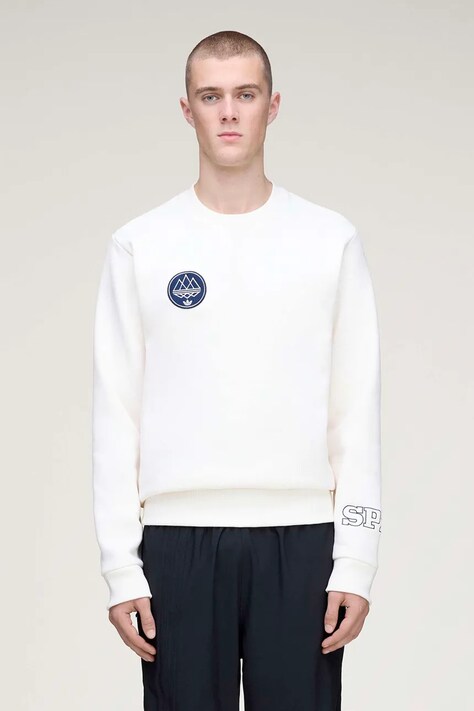 adidas Originals bluza Spzl Sweat kolor beżowy z nadrukiem KF5736