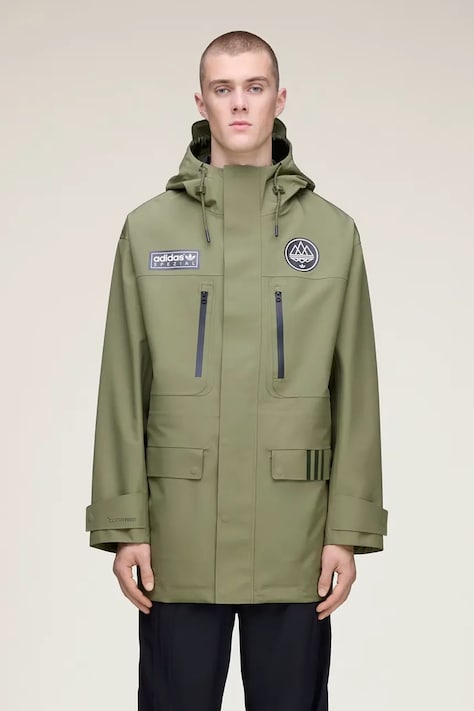 adidas Originals kurtka Sunnyhurst A kolor zielony przejściowa KA1326