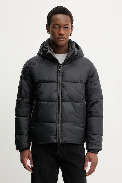 Μπουφάν Abercrombie & Fitch χρώμα: μαύρο, KI132-5161-900