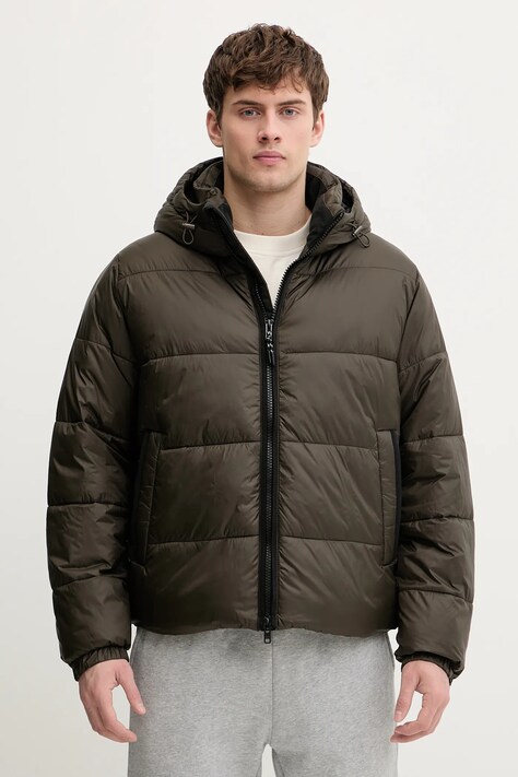 Μπουφάν Abercrombie & Fitch χρώμα: πράσινο, KI132-5212-330