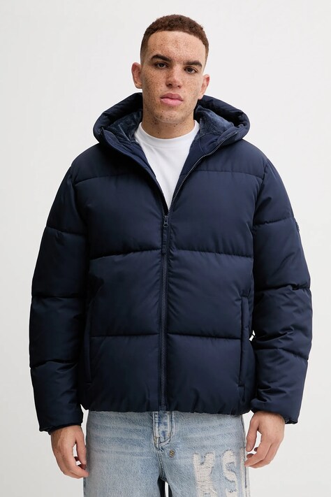 Hollister Co. kurtka kolor granatowy zimowa KI332-5061-200