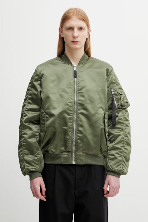 Alpha Industries 766027 bomberka męska zielona MA-1 UV