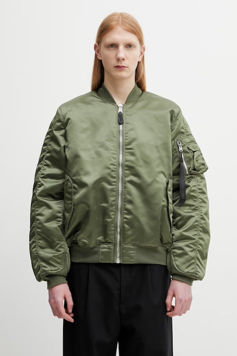 Alpha Industries 766027 bomberka męska zielona MA-1 UV