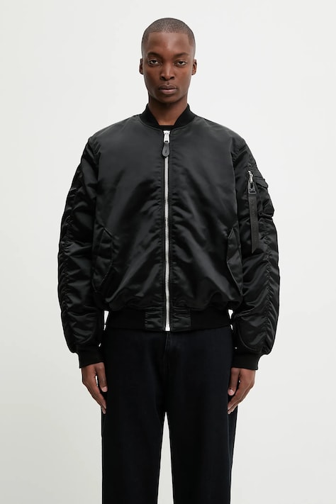 Alpha Industries jacket 766027 black color MA-1 UV