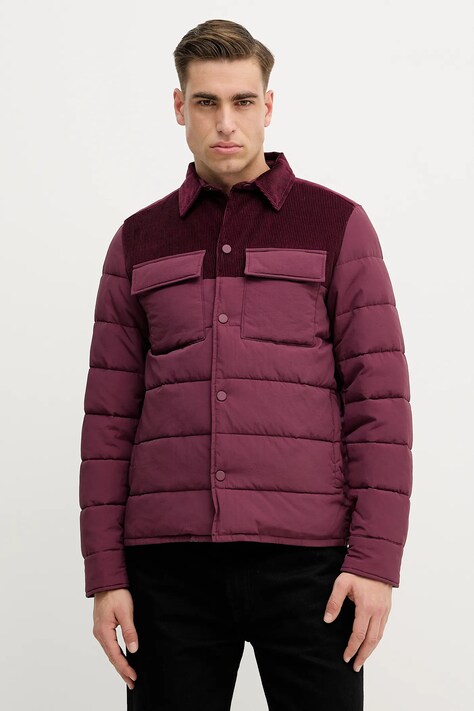 Jakna United Colors of Benetton boja: bordo, za zimu, 2RWLUN06V