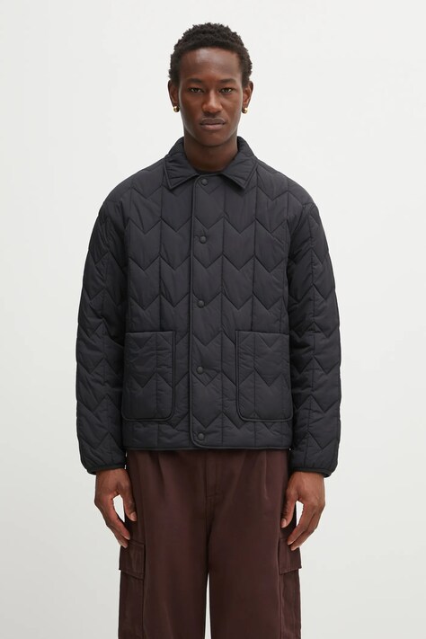 Maison Kitsuné kurtka Quilted kolor czarny przejściowa PM02104WW9067