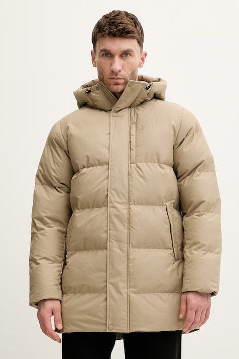 Bunda Helly Hansen ALBY PUFFY PARKA béžová barva, zimní, 54133.