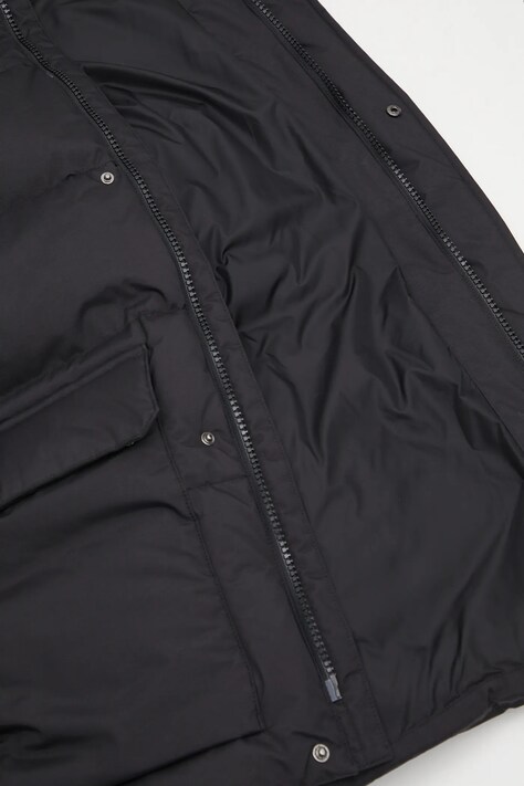 Bunda Helly Hansen NORDIC PUFFY JACKET černá barva, zimní, oversize, 54513