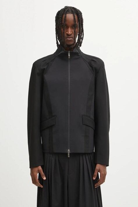 Ader Error kurtka JACKET kolor czarny przejściowa BO01FWJK0402BK
