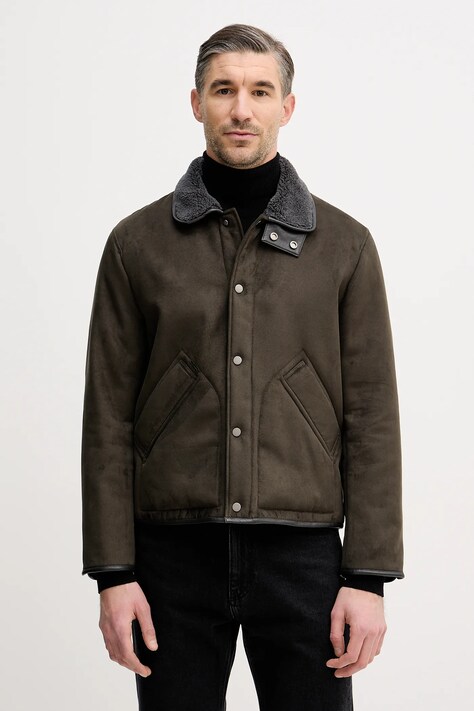 Jakna Sisley zelena barva, 2KVHSN04B