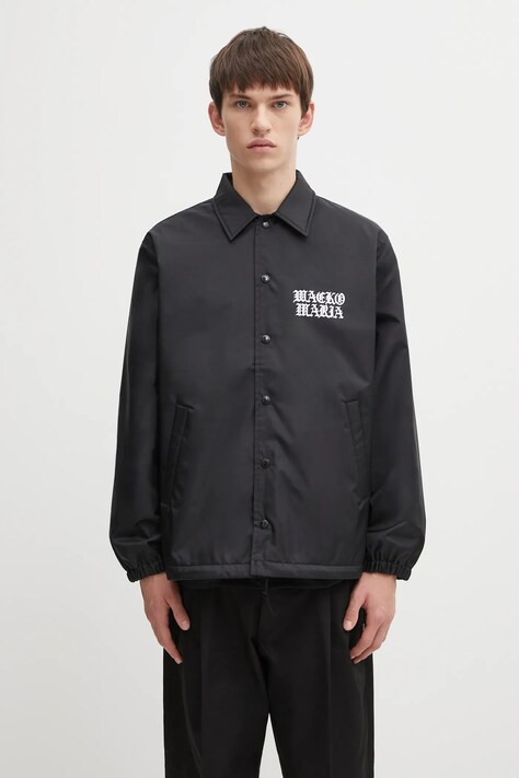 Wacko Maria kurtka Coach Jacket kolor czarny przejściowa 25FW-WMO-BL28