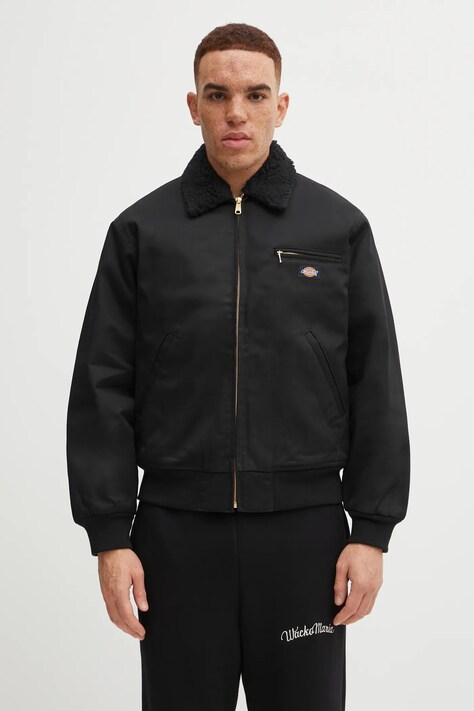 Wacko Maria kurtka Dickies / Work Jacket kolor czarny przejściowa 25FW-WMO-DC01