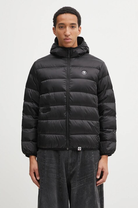 AAPE kurtka puchowa 29" Now kolor czarny przejściowa AAPDNM7720XXP