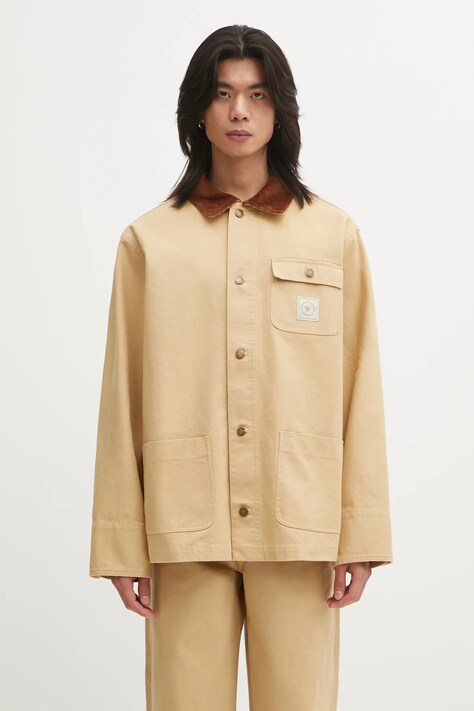 Sporty & Rich kurtka bawełniana SRHWC Painters kolor beżowy przejściowa JA06965305BE09