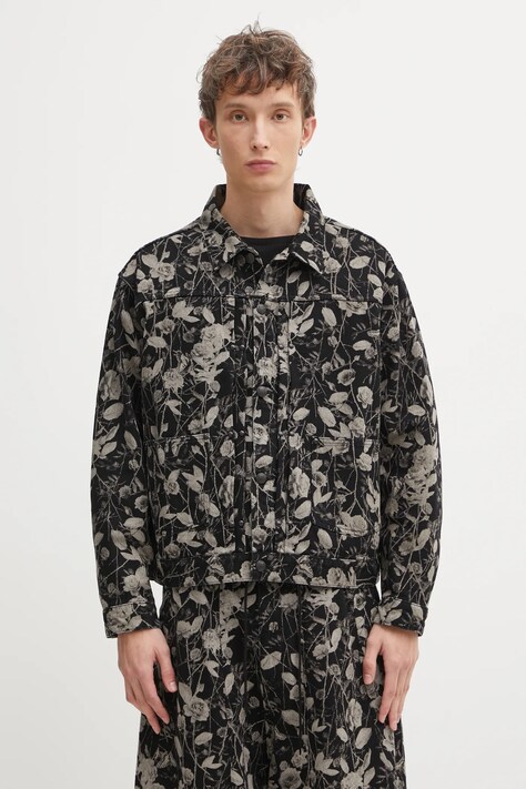 Needles kurtka jeansowa M.W. Jean Jacket kolor czarny przejściowa RW226