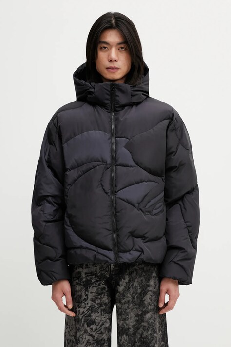 A Bathing Ape kurtka puchowa Mega Color Camo kolor czarny zimowa oversize 001DNL801306M