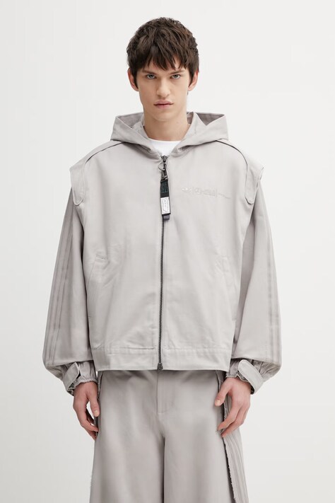 adidas Originals kurtka bawełniana RACE PANT kolor beżowy przejściowa KD7594