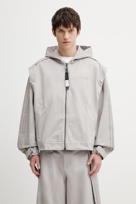 adidas Originals kurtka bawełniana RACE PANT kolor beżowy przejściowa KD7594