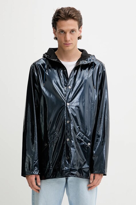 Bunda Rains 12010 Jacket tmavomodrá barva, přechodná, 12010