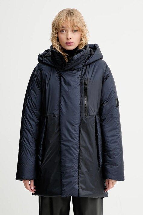 Bunda Rains 17240 Torna Insulated Long Jacket tmavomodrá farba, zimná, 17240