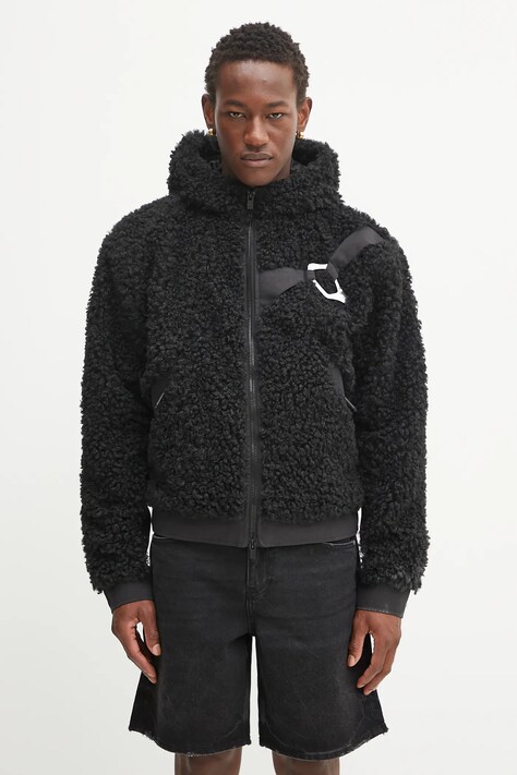 Heliot Emil geacă culoarea negru, de tranzitie, oversize, PREAW25_M_02_155_BLK01