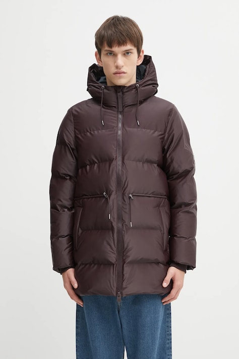 Rains kurtka Alta W3T4 kolor fioletowy zimowa 15160.129