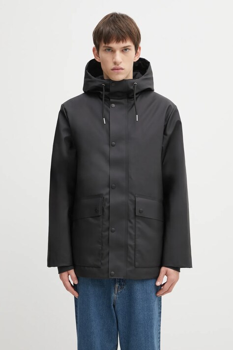 Rains geacă Nome Parka W3T3 culoarea negru, de iarnă, 21450.01