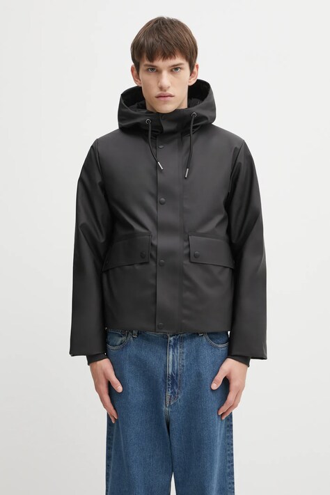 Rains geacă Nome Short W Parka W3T3 culoarea negru, de iarnă, 21490.01