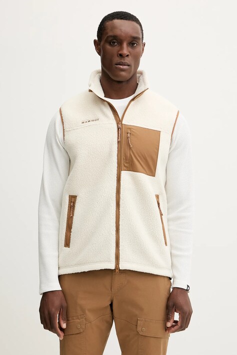 Mammut bezrękawnik outdoorowy Miracle kolor beżowy przejściowy 1014.05671